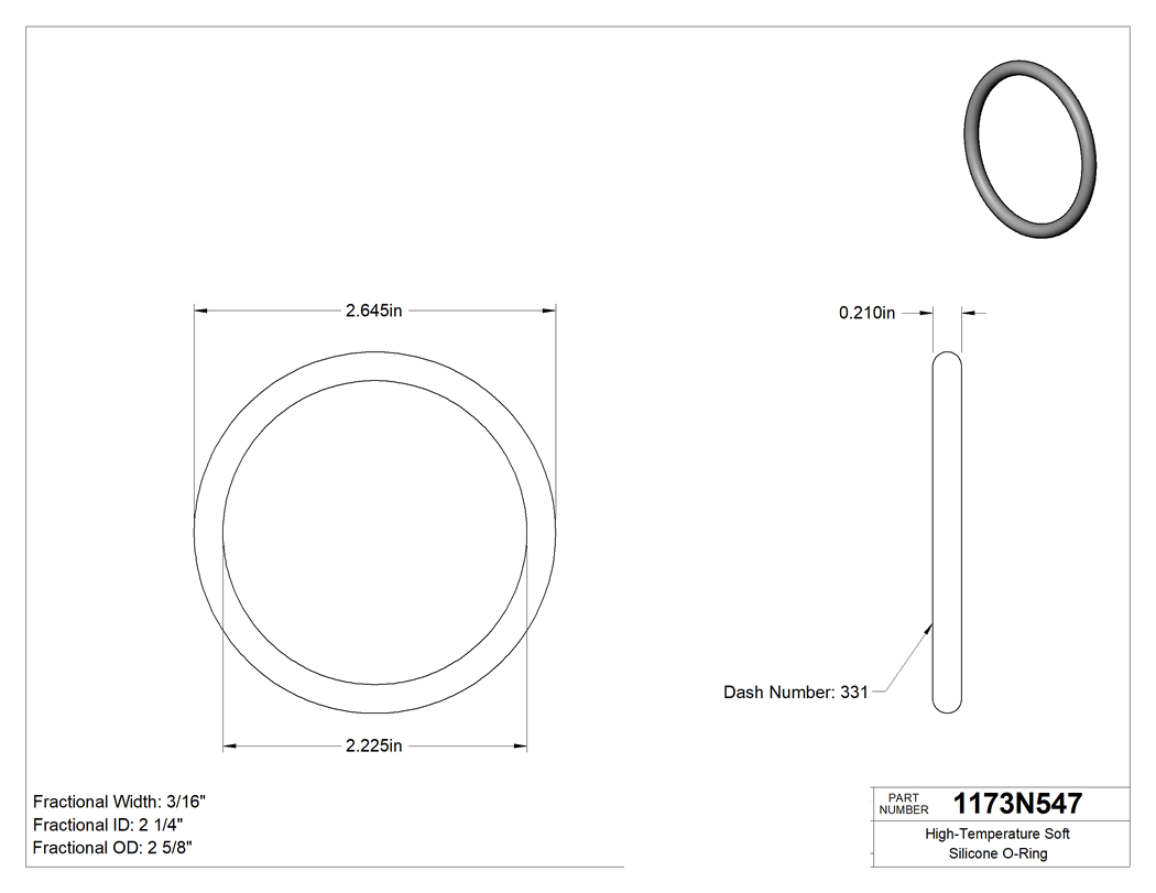 Technical drawing - 1173N547